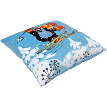 Moravská ústředna polštář Krtek lyžař 30x30