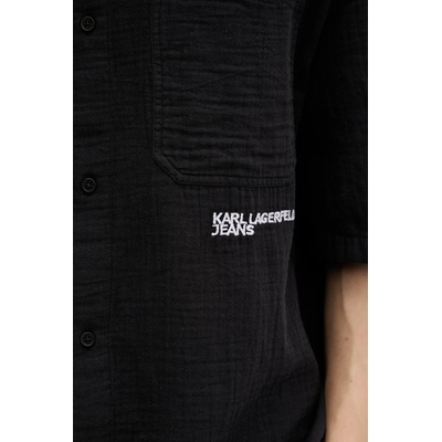 Karl Lagerfeld Jeans риза мъжка от памук (B2M16012)
