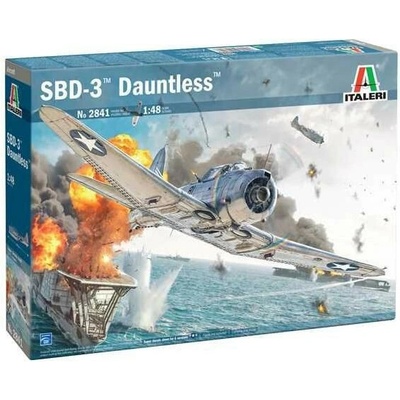 ITALERI Model Kit letadlo 2841 USN SBD3 DAUNTLESS 1:48
