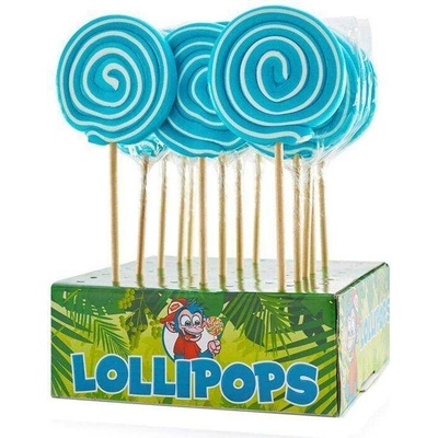 Felko Spiral Pop Blue lízátko s ovocnou příchutí 80 g