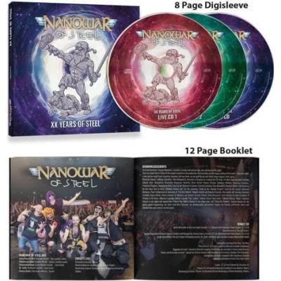 Nanowar Of Steel - XX Years Of Steel Digipack 3 CD