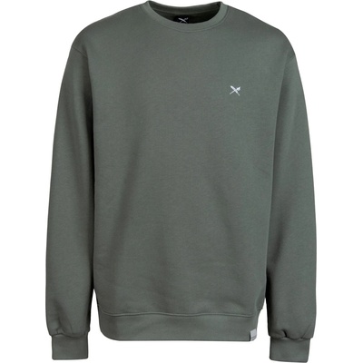 IRIEDAILY Мъжки пуловер Iriedaily Mini Flag 2 Crew Jumper - Jungle Green - размер XXL (017-3153-1415)