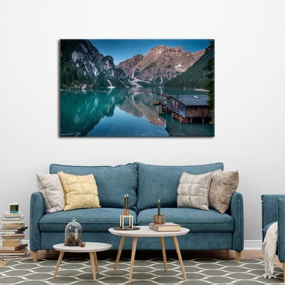 Decono Картина Хижа на Езерото