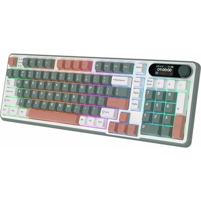 Royal Kludge RK-S98 Camping Green Gaming Keyboard Chartreuse switch