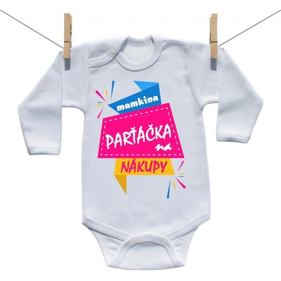 Body s dlhým rukávom Mamkina parťáčka na nákupy
