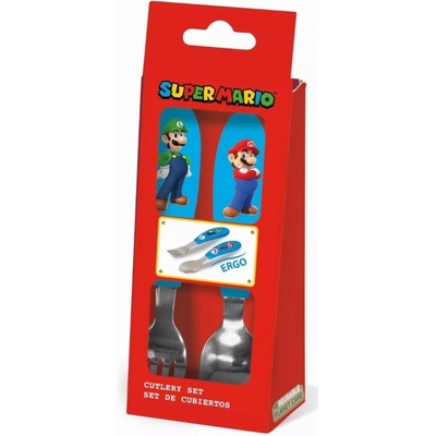 Storline Dětský nerez příbor SUPER MARIO