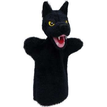 Image 1 of Moravská ústředna Brno Кукла за театър Moravska ustredna Brno - Лошият вълк, 28 cm, черен (22627A)