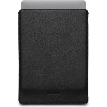 Image 1 of WOOLnut Leather Sleeve for 14-inch MacBook Pro - Black (K-WN-MBP14-S-1406-BK)