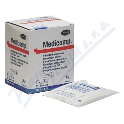 Medicomp ster.5 x 5 cm 25 x 2 ks