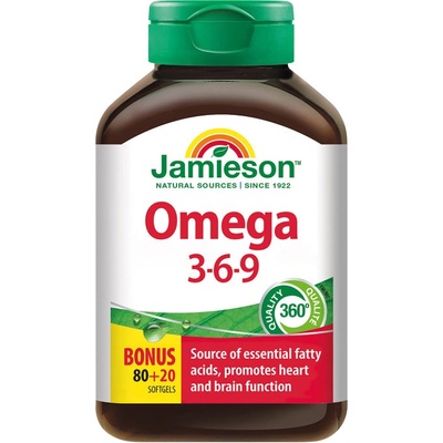 Jamieson Omega 3-6-9 100 kapsúl