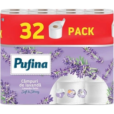 PUFINA Lavender Fields 3-vrstvý 32 ks