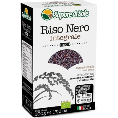 Sapore di Sole Bio černá celozrnná rýže 0,5 kg