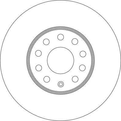 Brzdový kotouč TRW DF4295 - VW GOLF V, AUDI A3 | Zboží Auto