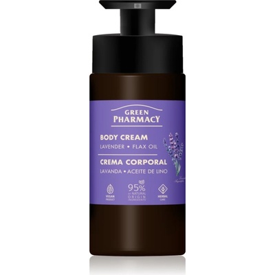 Green Pharmacy Lavender & Flax Oil крем за тяло 739ml
