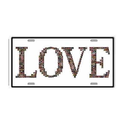 Ceduľa značka Love