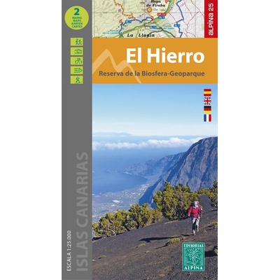 mapa El Hierro, Reserva de la Biosfera-Geoparque 1:25 t.