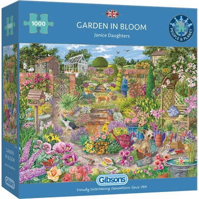 Gibsons - Puzzle Garden in Bloom - 1 000 piese