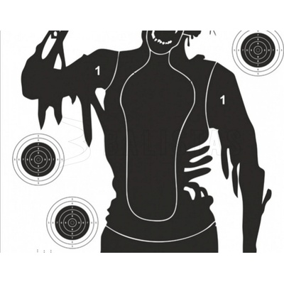 Terč silueta Beast Hunter Zombie 10ks