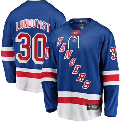 Fanatics Dres New York Rangers #30 Henrik Lundqvist Breakaway Alternate Jersey
