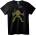 NOONEBRAND Тениска Нинджа Костенурка Калиграм - 2XL, Black