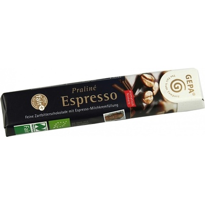 Gepa Bio hořká pralinková tyčinka espresso, 37,5 g – Sleviste.cz