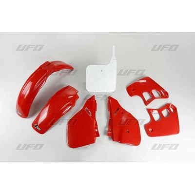 UFO kompletní sada plastů HONDA CR 250 88-89 barva OEM (červená/bílá) (HO092E999)