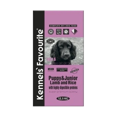 Kennels' Favourite Puppy & Junior Lamb and Rice 12,5 kg