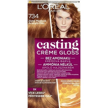 L'Oréal Casting Creme Gloss 734 Zlatá medová