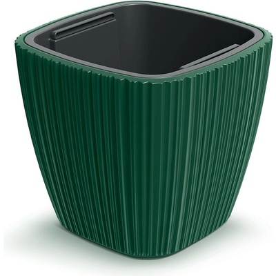 Prosperplast Plastový květináč ORO tmavě zelený 29 cm