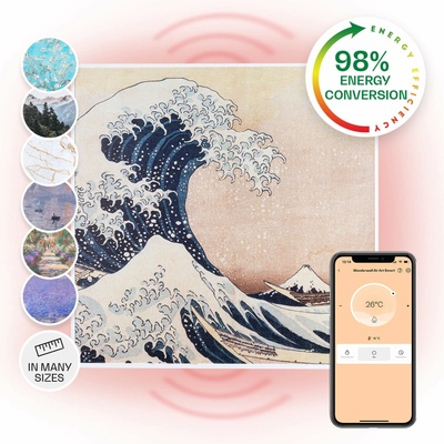 Klarstein Wonderwall Air Art Smart ave HTR10-WdwlS350W Wave
