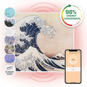 Klarstein Wonderwall Air Art Smart ave HTR10-WdwlS350W Wave