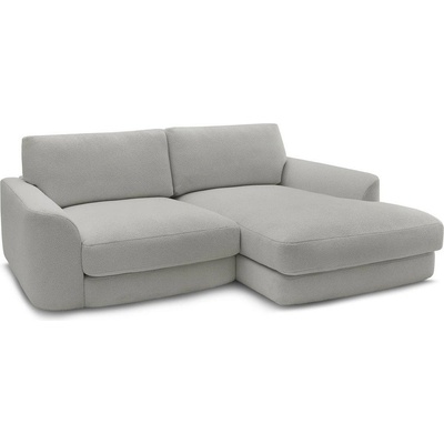 Bobochic Светлосив ъглов диван от букле (десен ъгъл) Leonore - Bobochic Paris (109438)