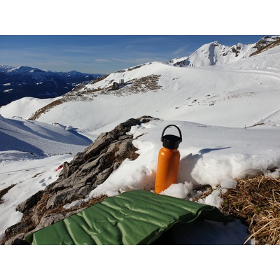 Origin Outdoors Retro Izolovaná fľaša oranžová 500 ml