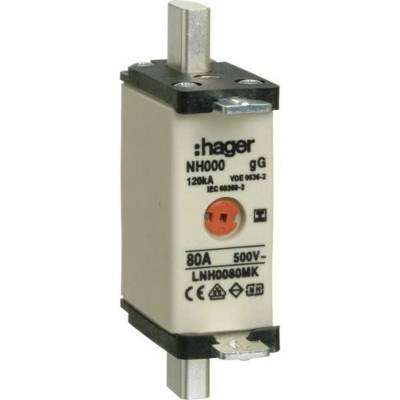 Hager LNH0080MK NH poistka 80 A 3 ks