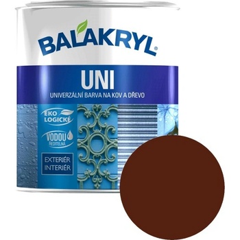 Balakryl UNI Mat na kov a drevo 0,7 kg - 0245 tmavohnedá