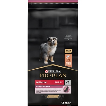 PRO PLAN PRO PLAN Sensitive Skin Puppy Food за кученца, богата на сьомга 12кг