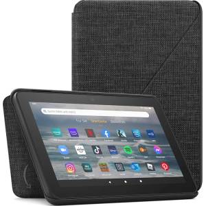 Amazon fabric case for the Fire 7 tablet (only compatible with 12th generation tablets, 2022), black - 53-028304 (53-028304)