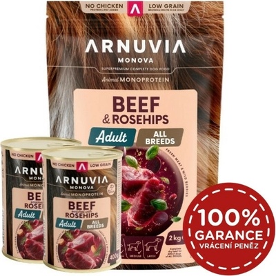 Arnuvia Monova Adult All Breeds Beef & Rosehips 2 kg