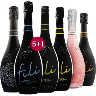 Sacchetto Prosecco 5+1 4,50 l (čistá fľaša)