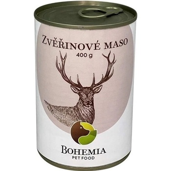Bohemia Pet Food Zverinové mäso vo vlastnej šťave 400 g