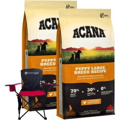 Acana Puppy Large Breed Chicken & Hake 2 x 17 kg