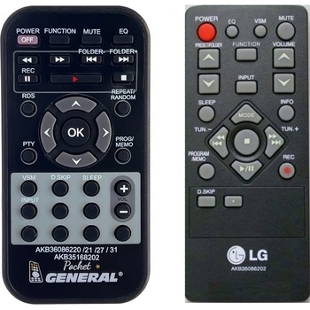 Dálkový ovladač General LG AKB36086202