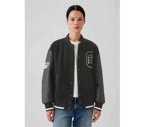 Gap Wool varsity čierna biela