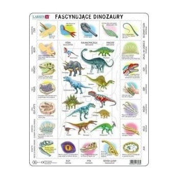 TACTIC Ukladanka Fascinating Dinosaurs PL