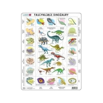 TACTIC Ukladanka Fascinating Dinosaurs PL