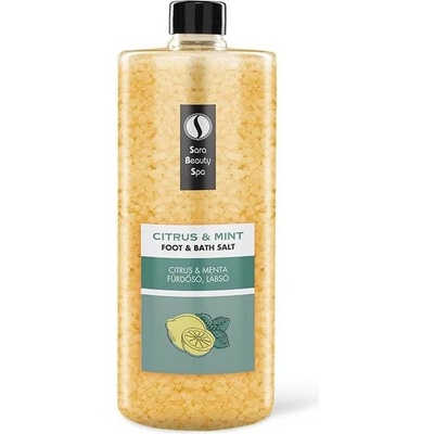 Sara Beauty Spa osviežujúca soľ do kúpela CitrusMäta 1320 g