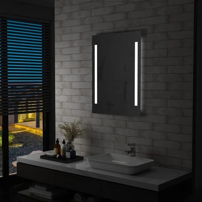 vidaXL LED стенно огледало за баня 60x80 см (144703)