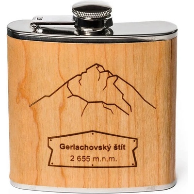 Ploskačka gravír Gerlachovský štít 180 ml