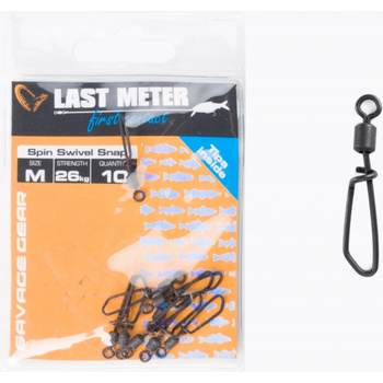 Savage Gear Obratlík s karabínkou Spin Swivel M veľ.6 26 kg 10 ks
