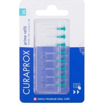 Curaprox Prime Refill CPS 0,6 - 2,2 mm náhradní mezizubní kartáčky 8 ks